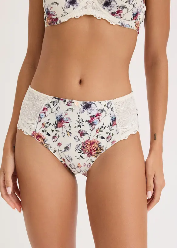 Lot de 2&nbsp;slips maxi &agrave; imprim&eacute; floral, bonprix