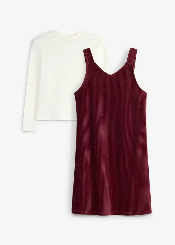 Kleid und Langarmshirt (2-tlg.Set), bonprix