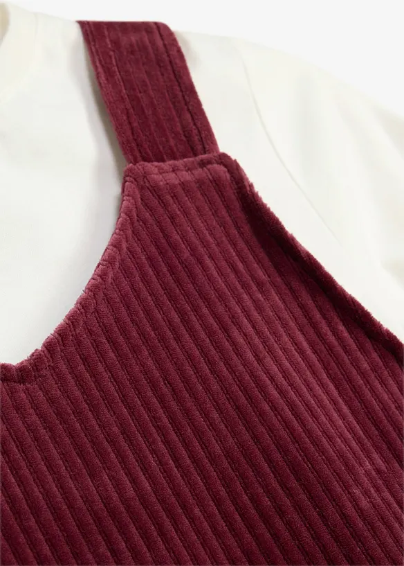Kleid und Langarmshirt (2-tlg.Set), bonprix