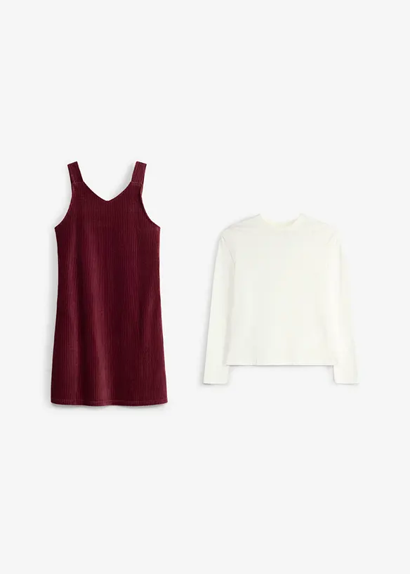 Kleid und Langarmshirt (2-tlg.Set), bonprix