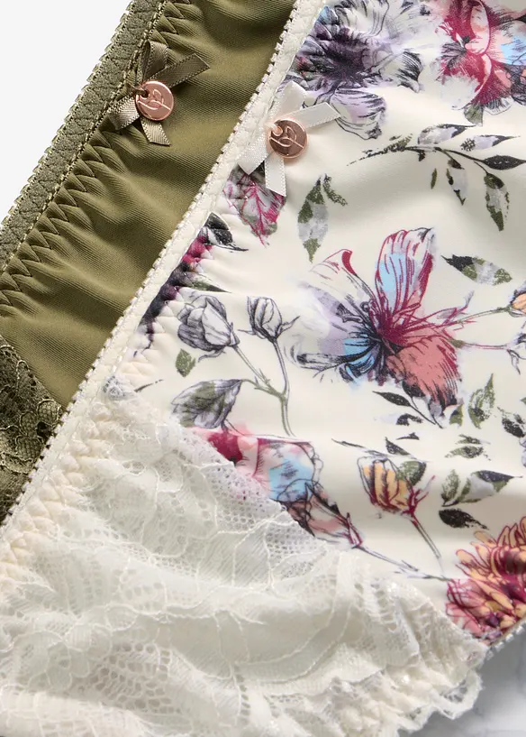 Lot de 2&nbsp;slips maxi &agrave; imprim&eacute; floral, bonprix