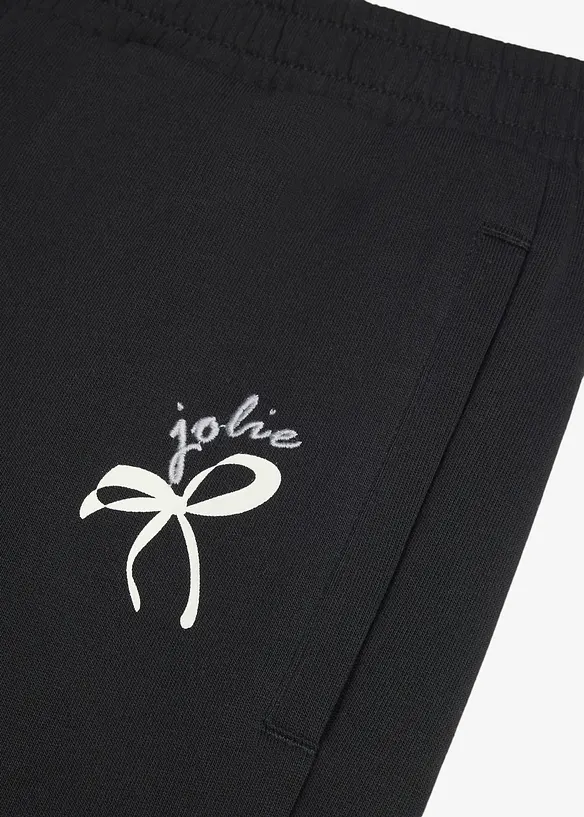 Pantalon sweat large 100% coton, bonprix