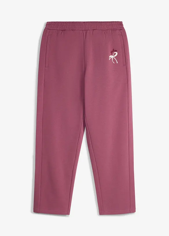 Sweathose Wide-Leg aus reiner Bio-Baumwolle, bonprix