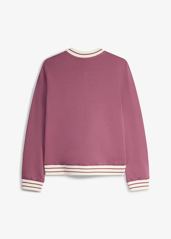Sweatjacke aus reiner Bio-Baumwolle, bonprix