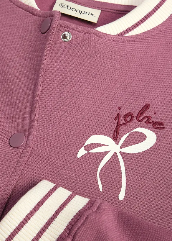 Sweatjacke aus reiner Bio-Baumwolle, bonprix