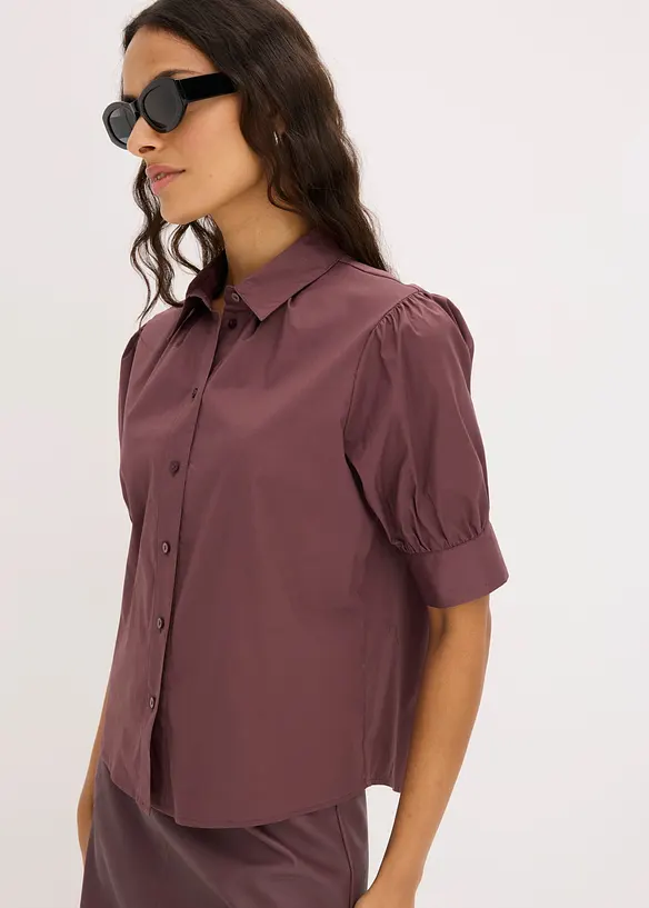 Blouse en coton extensible, bonprix