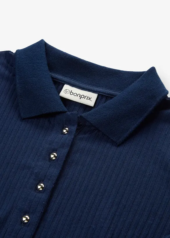 Polo c&ocirc;tel&eacute;, bonprix