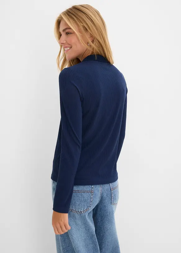 Polo c&ocirc;tel&eacute;, bonprix