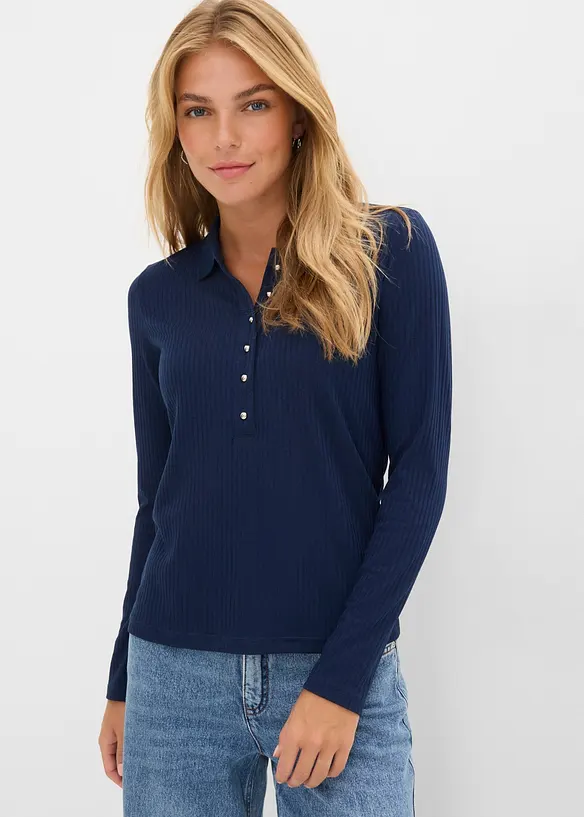 Polo c&ocirc;tel&eacute;, bonprix