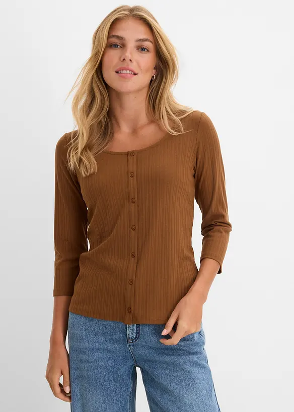 Shirt aus softem Modal-Mix, bonprix
