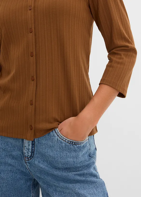 Shirt aus softem Modal-Mix, bonprix