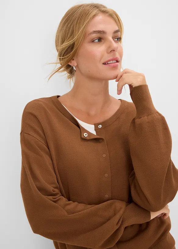 Gilet doux en fine maille, bonprix