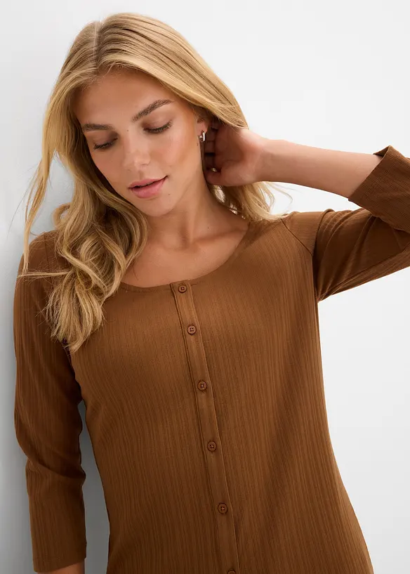 Shirt aus softem Modal-Mix, bonprix