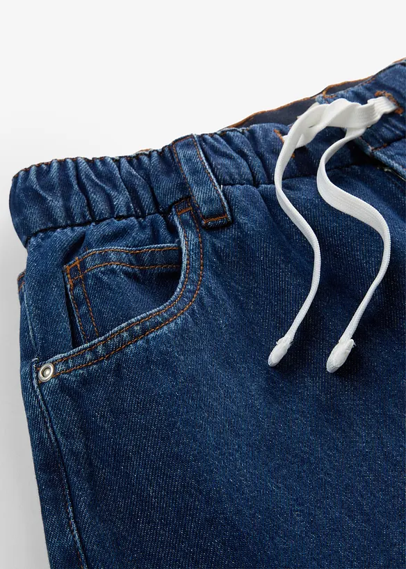Barrel-Jeans Mid Waist cropped, bonprix