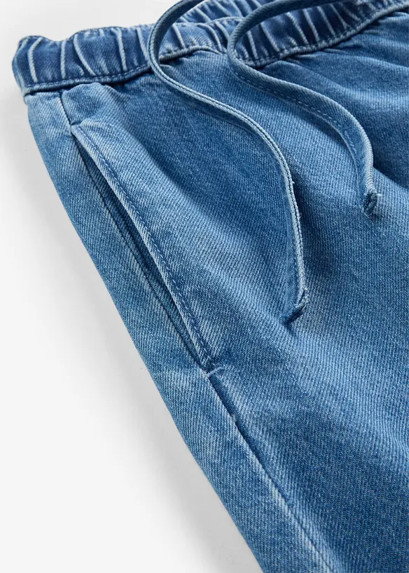 Jean large et l&eacute;ger, taille mi-haute, bonprix