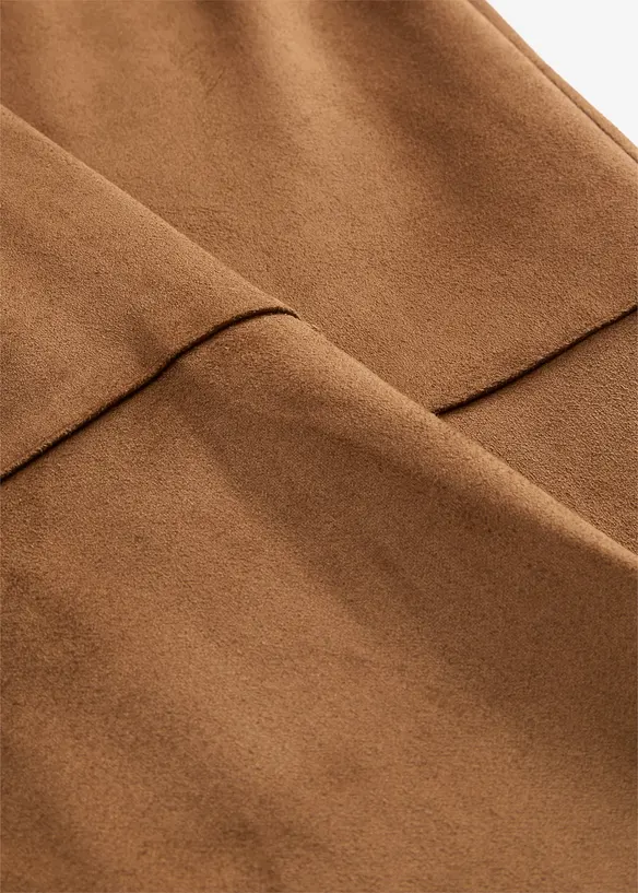 7/8-Hose in Velourslederimitat, bonprix