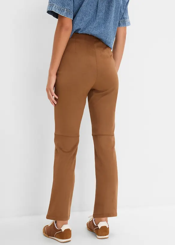 7/8-Hose in Velourslederimitat, bonprix
