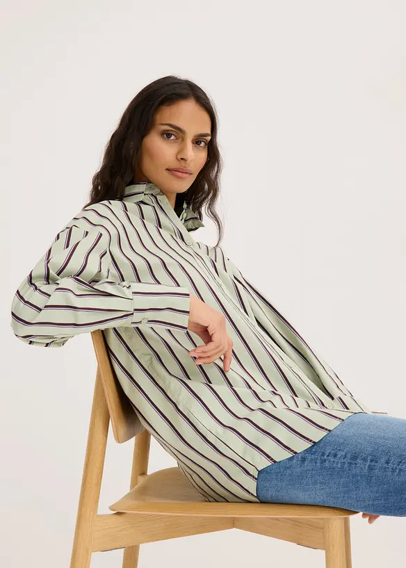 Chemisier en coton extensible, bonprix