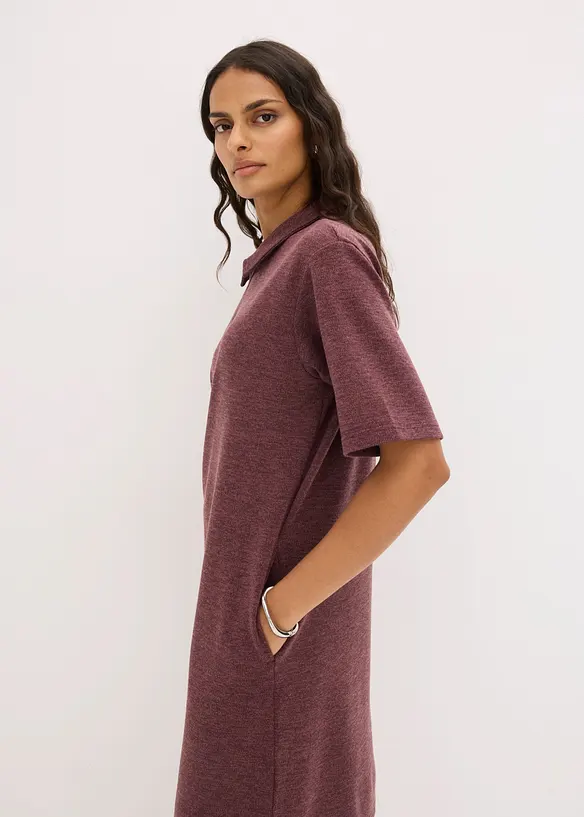 Kleid mit Rei&szlig;verschluss aus Piqu&eacute;, bonprix