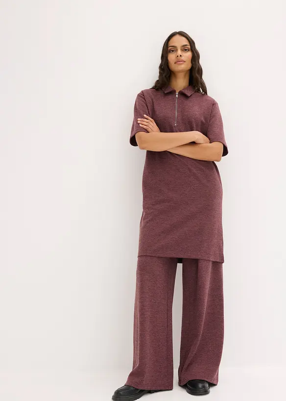 Kleid mit Rei&szlig;verschluss aus Piqu&eacute;, bonprix