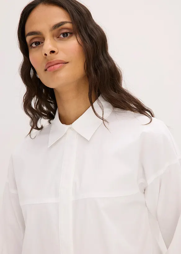 Chemisier en coton extensible, bonprix