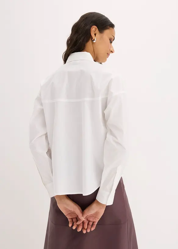 Chemisier en coton extensible, bonprix