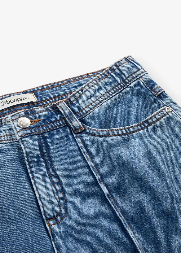 Jean large taille mi-haute, bonprix
