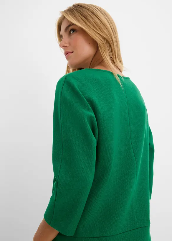 T-shirt interlock textur&eacute;, bonprix