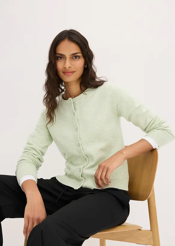 Strickjacke mit Viskose, bonprix