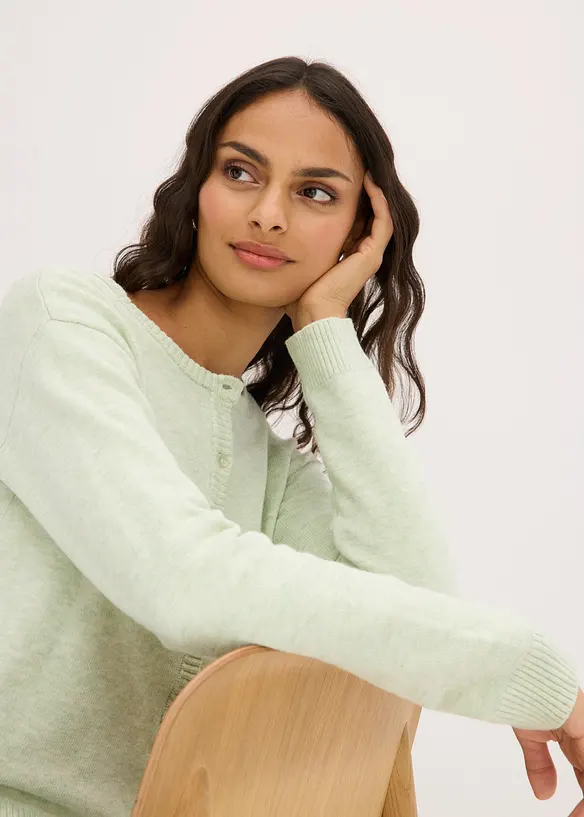 Strickjacke mit Viskose, bonprix