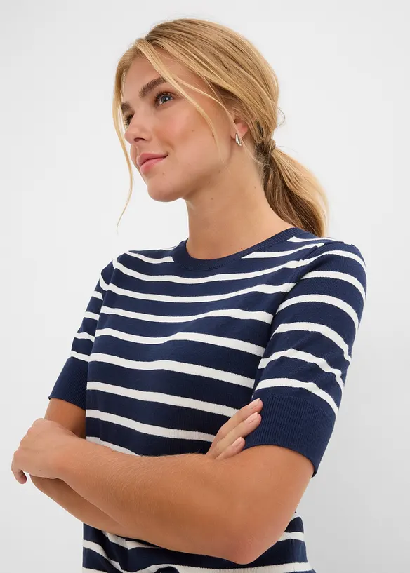 Feinstrickpullover aus softem Viskose-Mix, bonprix