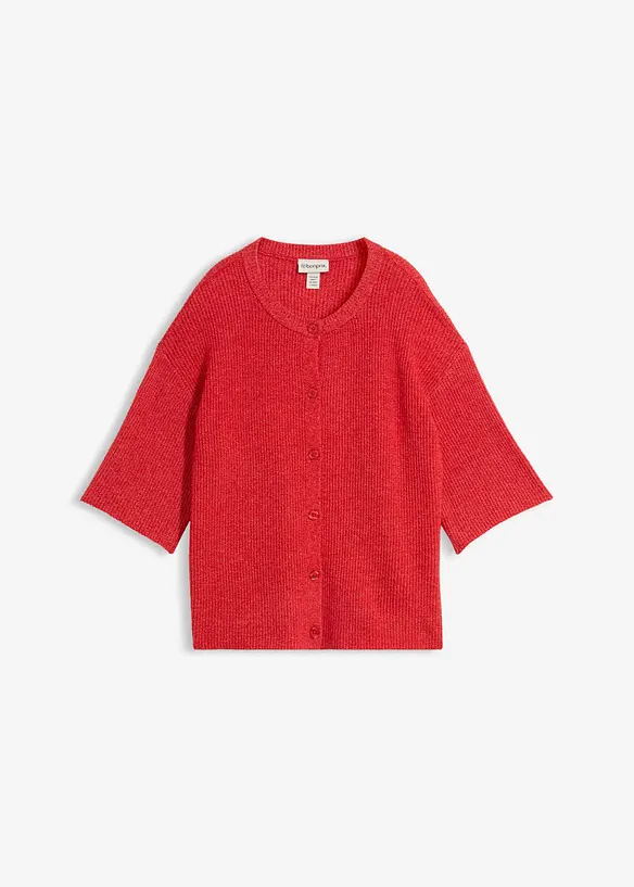Lockere Strickjacke aus weichem Woll-Mix, bonprix