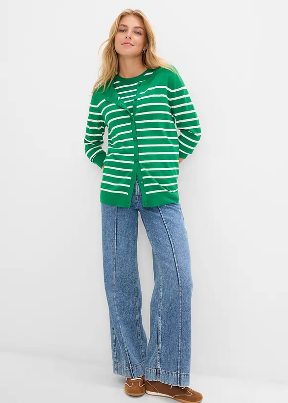 Gilet doux en fine maille, bonprix