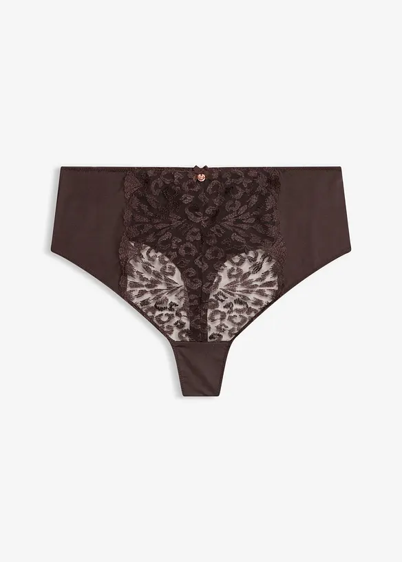 String taille haute brod&eacute;, bonprix