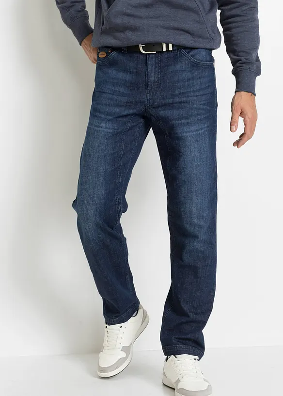 Jean classique avec entrejambe renforc&eacute;, fusel&eacute;, bonprix