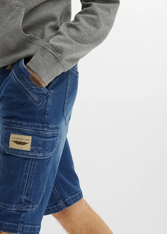 Bermuda en jean extensible, Regular, bonprix