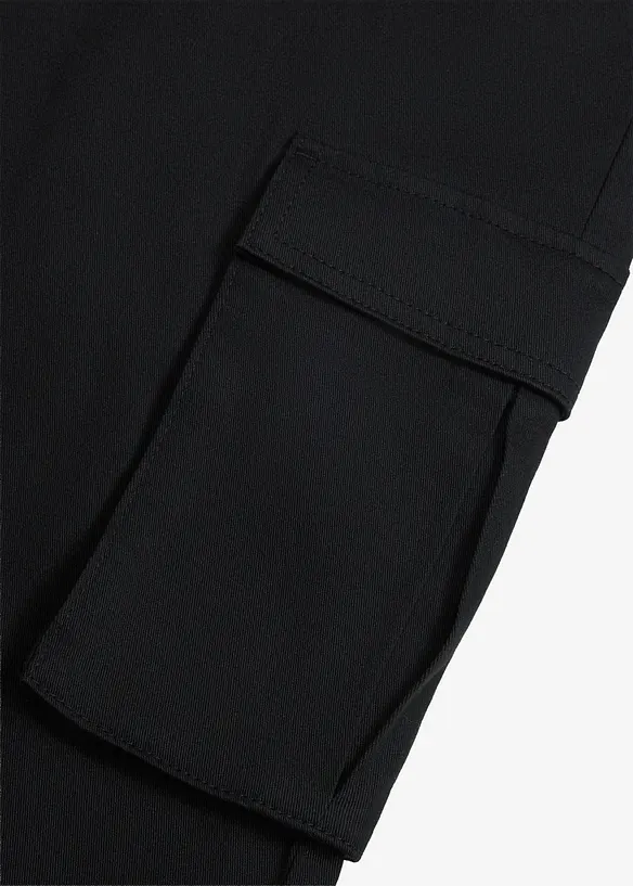 Classic Fit Stretch-Cargohose mit Dehnbund, Straight, bonprix