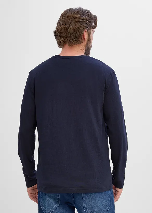 T-shirt manches longues 100% coton, bonprix