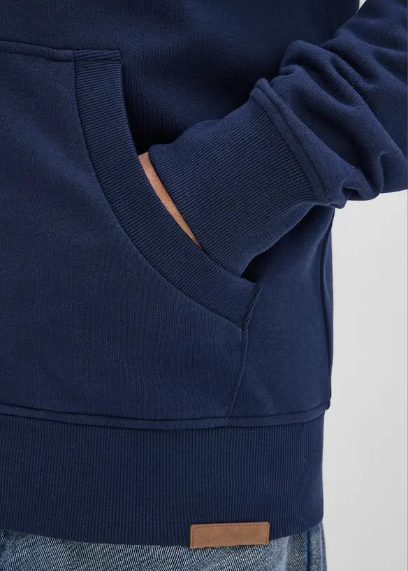 Kapuzen-Sweatjacke aus reiner Baumwolle, bonprix