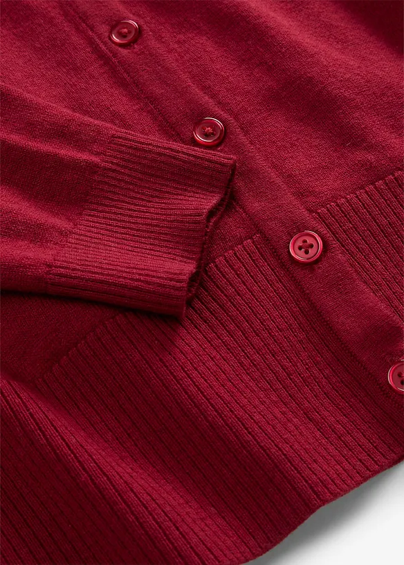 Feinstrickjacke aus weichem Woll-Mix, bonprix
