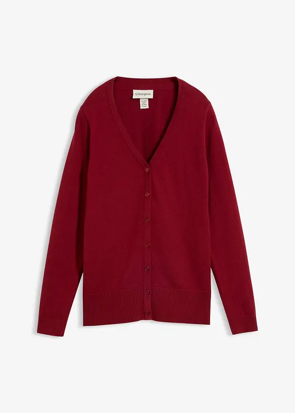 Feinstrickjacke aus weichem Woll-Mix, bonprix