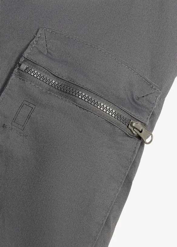 Pantalon extensible regular avec poche portable, droit, bonprix