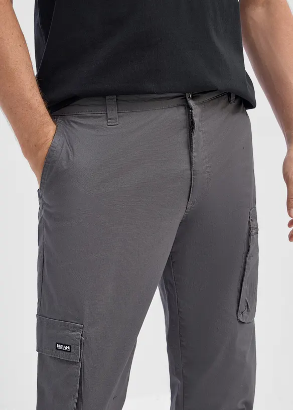 Pantalon extensible regular avec poche portable, droit, bonprix