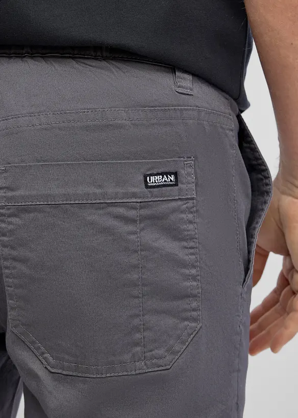 Pantalon extensible regular avec poche portable, droit, bonprix
