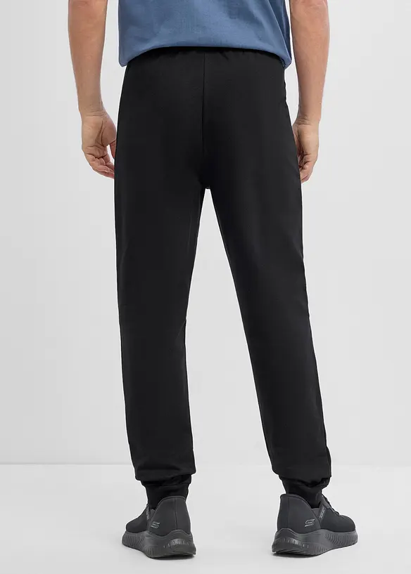 Pantalon de jogging &agrave; imprim&eacute; sportif, 100% coton, bonprix