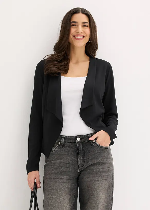 Blazer en jersey Punto di Roma, bonprix