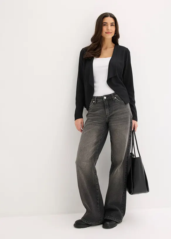 Blazer en jersey Punto di Roma, bonprix