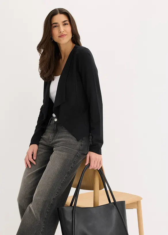 Blazer en jersey Punto di Roma, bonprix