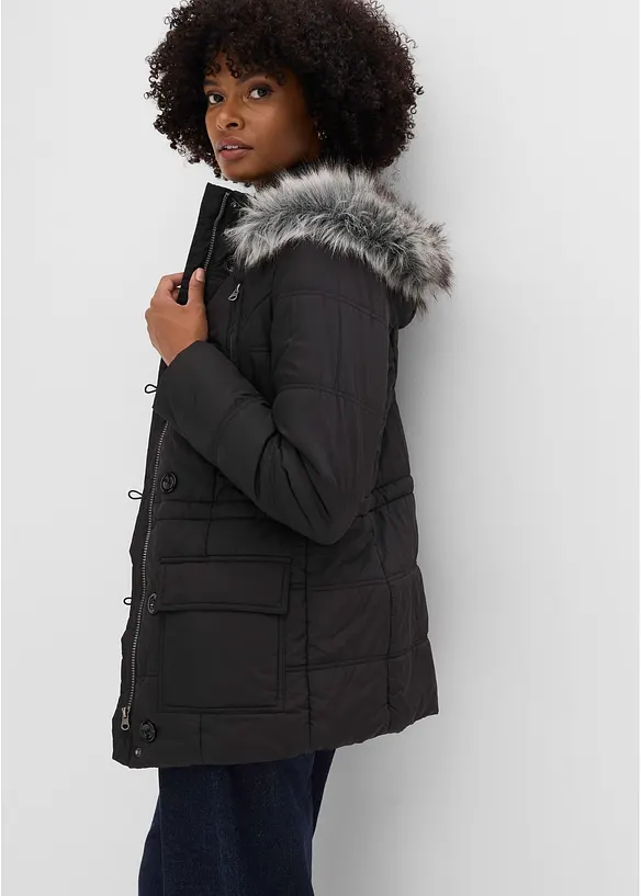Steppjacke mit Kapuze, bonprix