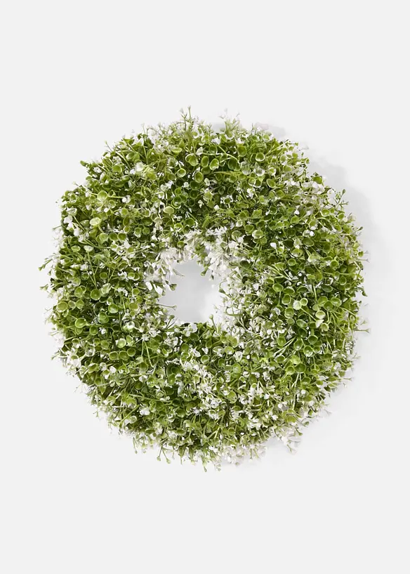 Couronne de porte avec gypsophile, bonprix
